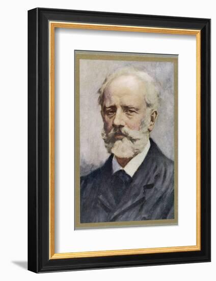 Pyotr Ilich Tchaikovsky, Russian Composer-Ik Skelton-Framed Photographic Print