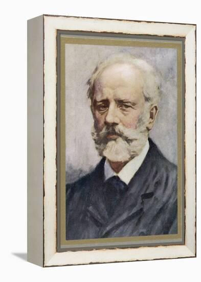 Pyotr Ilich Tchaikovsky, Russian Composer-Ik Skelton-Framed Premier Image Canvas