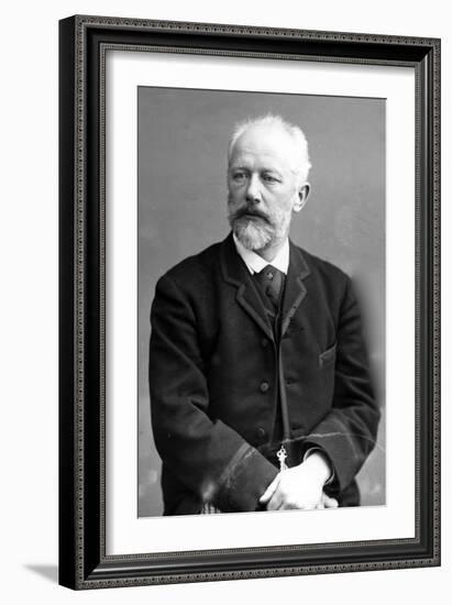 Pyotr Ilyich Tchaikovsky, C.1890-null-Framed Photographic Print