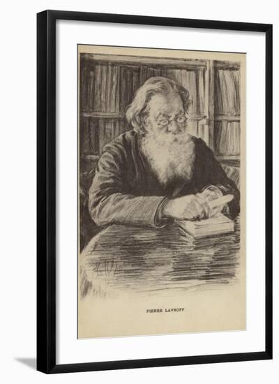 Pyotr Lavrov, Russian Philosopher-null-Framed Giclee Print