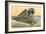 Pyramid and Sphinx, Egypt-null-Framed Premium Giclee Print