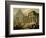 Pyramid and Temples-Hubert Robert-Framed Premium Giclee Print