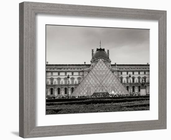 Pyramid at the Louvre II-Rita Crane-Framed Photographic Print