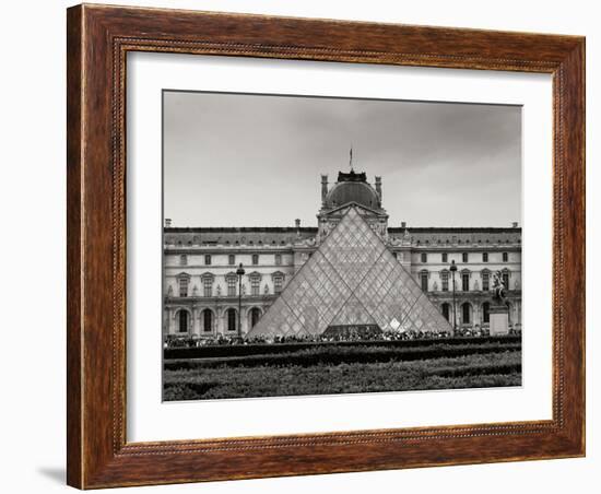 Pyramid at the Louvre II-Rita Crane-Framed Photographic Print