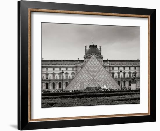 Pyramid at the Louvre II-Rita Crane-Framed Photographic Print