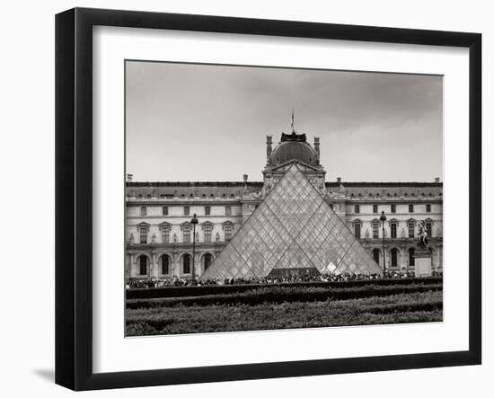 Pyramid at the Louvre II-Rita Crane-Framed Photographic Print