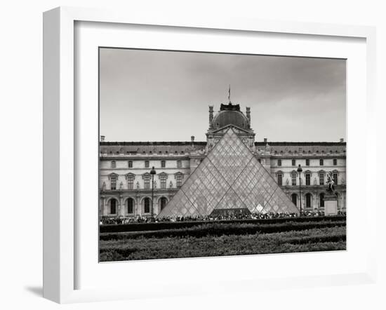 Pyramid at the Louvre II-Rita Crane-Framed Photographic Print