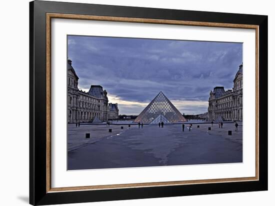 Pyramid at the Louvre III-Rita Crane-Framed Photographic Print