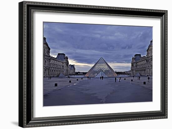 Pyramid at the Louvre III-Rita Crane-Framed Photographic Print