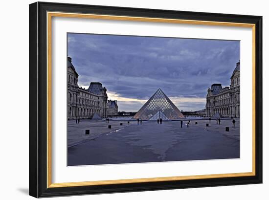 Pyramid at the Louvre III-Rita Crane-Framed Photographic Print