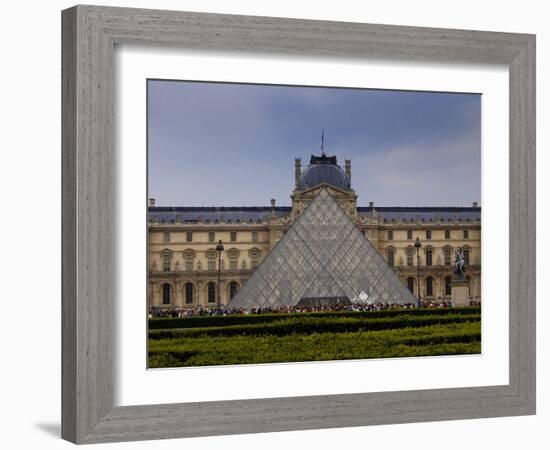 Pyramid at the Louvre IV-Rita Crane-Framed Photographic Print