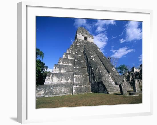 Pyramid at Tikal-Alison Wright-Framed Photographic Print