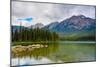 Pyramid Lake, Pyramid Mountain, Jasper National Park-Sonja Jordan-Mounted Photographic Print