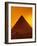 Pyramid of Khafre and Sphinx, Giza Plateau, Old Kingdom, Egypt-Kenneth Garrett-Framed Photographic Print