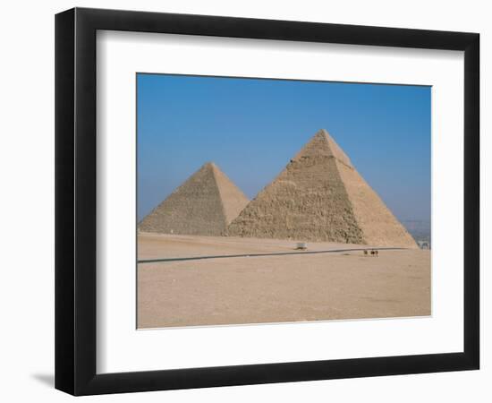 Pyramid of Khufu, Great Pyramids of Giza, Cairo, Egypt-Cindy Miller Hopkins-Framed Photographic Print