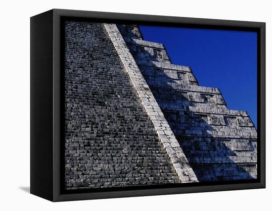 Pyramid of Kukulcan at Chichen-Itza-Danny Lehman-Framed Premier Image Canvas