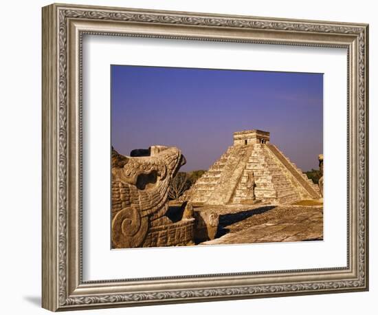 Pyramid of Kukulcan-Michele Westmorland-Framed Photographic Print