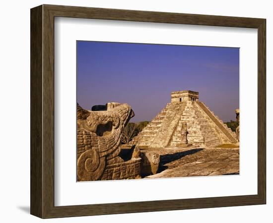 Pyramid of Kukulcan-Michele Westmorland-Framed Photographic Print