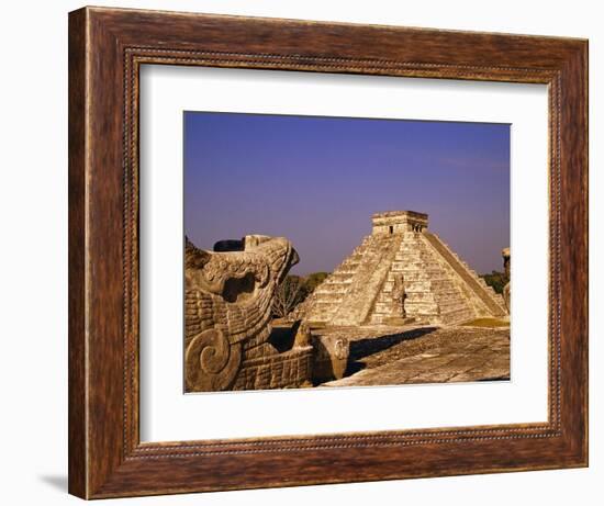 Pyramid of Kukulcan-Michele Westmorland-Framed Photographic Print