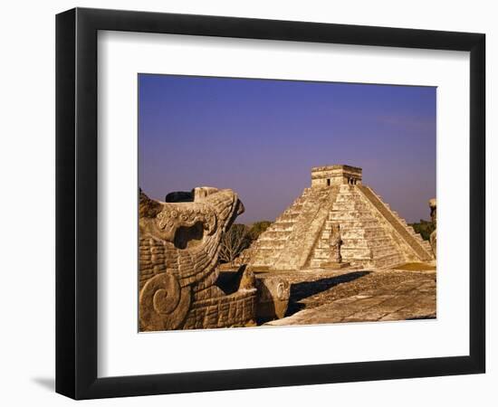 Pyramid of Kukulcan-Michele Westmorland-Framed Photographic Print