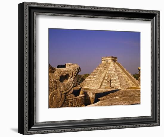 Pyramid of Kukulcan-Michele Westmorland-Framed Photographic Print