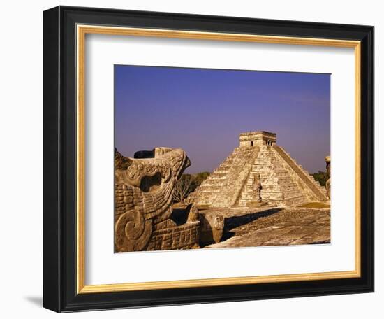 Pyramid of Kukulcan-Michele Westmorland-Framed Photographic Print