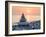 Pyramid of Stones for Meditation Lying on Sea Coast at Sunset-Maxim Blinkov-Framed Photographic Print