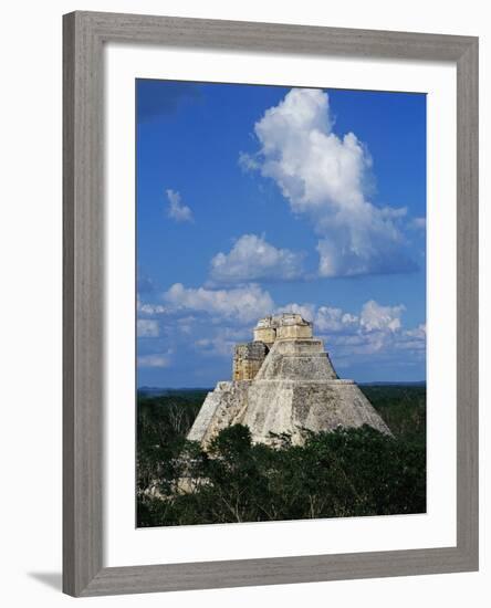 Pyramid of the Magician at Uxmal-Danny Lehman-Framed Photographic Print