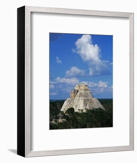 Pyramid of the Magician at Uxmal-Danny Lehman-Framed Photographic Print
