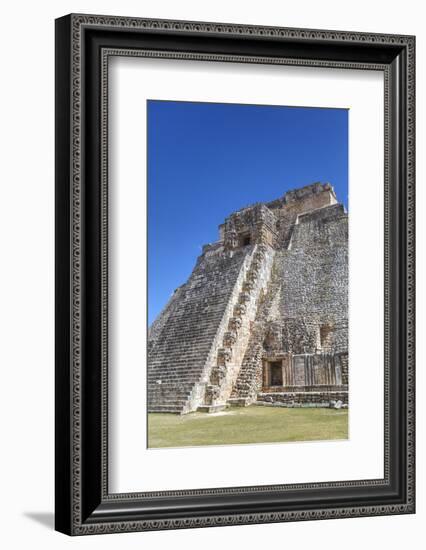 Pyramid of the Magician, Uxmal, Mayan Archaeological Site, Yucatan, Mexico, North America-Richard Maschmeyer-Framed Photographic Print