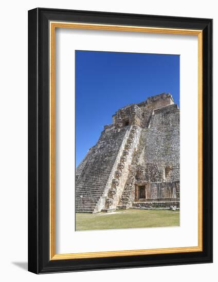 Pyramid of the Magician, Uxmal, Mayan Archaeological Site, Yucatan, Mexico, North America-Richard Maschmeyer-Framed Photographic Print