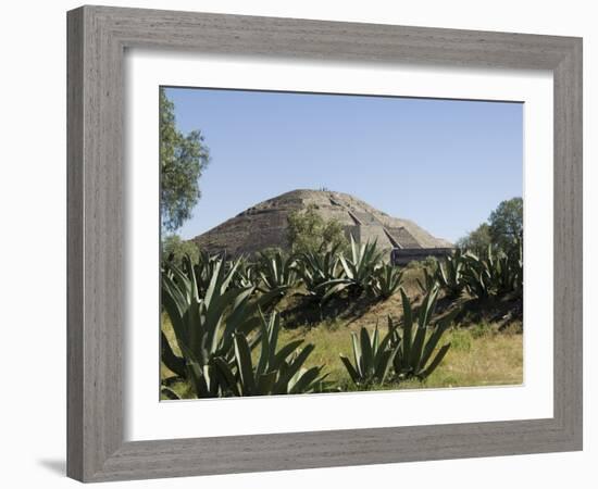 Pyramid of the Moon, Teotihuacan, 150Ad to 600Ad and Later Used by the Aztecs, North of Mexico City-R H Productions-Framed Photographic Print