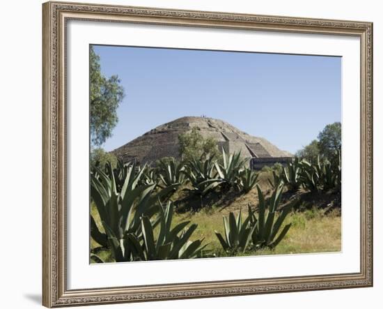 Pyramid of the Moon, Teotihuacan, 150Ad to 600Ad and Later Used by the Aztecs, North of Mexico City-R H Productions-Framed Photographic Print