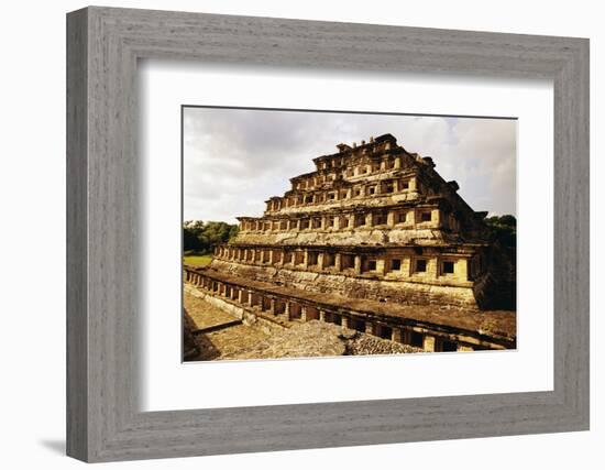 Pyramid of the Niches at El Tajin-Danny Lehman-Framed Photographic Print
