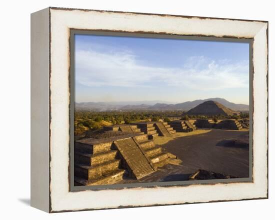 Pyramid of the Sun at Teotihuacan, Valle De Mexico, Mexico, North America-Christian Kober-Framed Premier Image Canvas