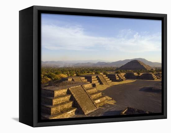 Pyramid of the Sun at Teotihuacan, Valle De Mexico, Mexico, North America-Christian Kober-Framed Premier Image Canvas