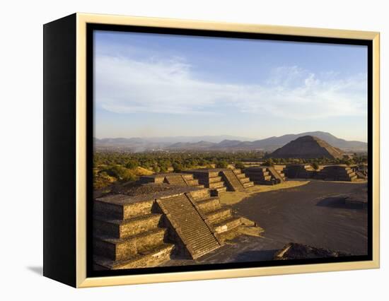 Pyramid of the Sun at Teotihuacan, Valle De Mexico, Mexico, North America-Christian Kober-Framed Premier Image Canvas