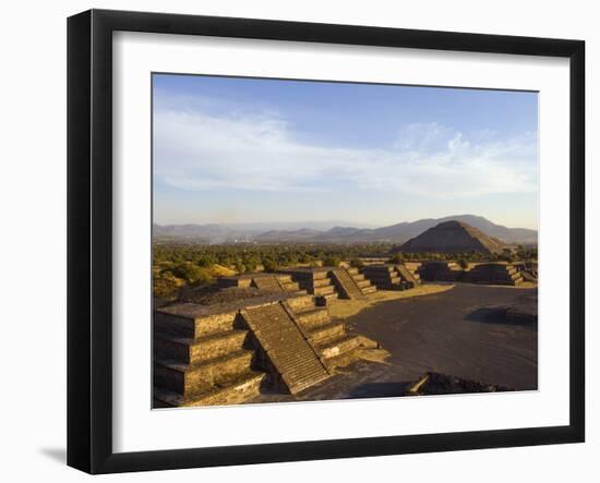 Pyramid of the Sun at Teotihuacan, Valle De Mexico, Mexico, North America-Christian Kober-Framed Photographic Print