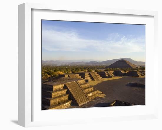 Pyramid of the Sun at Teotihuacan, Valle De Mexico, Mexico, North America-Christian Kober-Framed Photographic Print