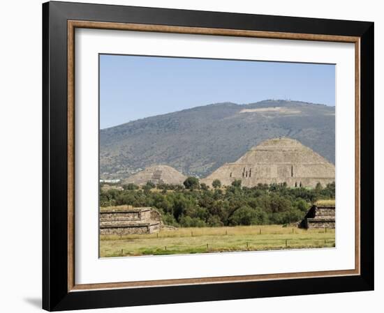 Pyramid of the Sun, Teotihuacan, 150Ad to 600Ad and Later Used by the Aztecs, North of Mexico City-R H Productions-Framed Photographic Print