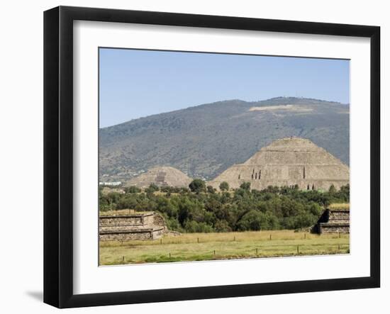 Pyramid of the Sun, Teotihuacan, 150Ad to 600Ad and Later Used by the Aztecs, North of Mexico City-R H Productions-Framed Photographic Print