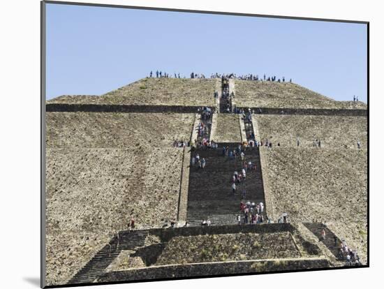 Pyramid of the Sun, Teotihuacan, 150Ad to 600Ad and Later Used by the Aztecs, North of Mexico City-R H Productions-Mounted Photographic Print