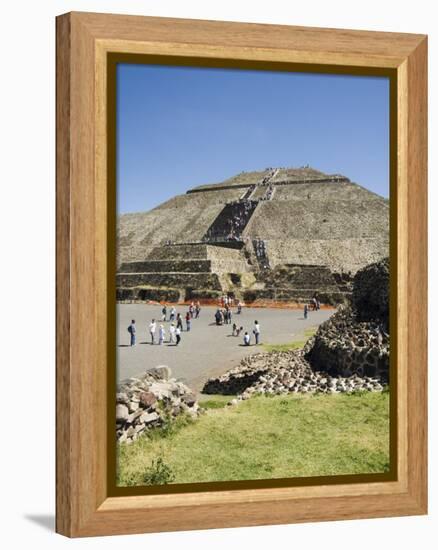 Pyramid of the Sun, Teotihuacan, 150Ad to 600Ad and Later Used by the Aztecs, North of Mexico City-R H Productions-Framed Premier Image Canvas