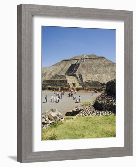 Pyramid of the Sun, Teotihuacan, 150Ad to 600Ad and Later Used by the Aztecs, North of Mexico City-R H Productions-Framed Photographic Print