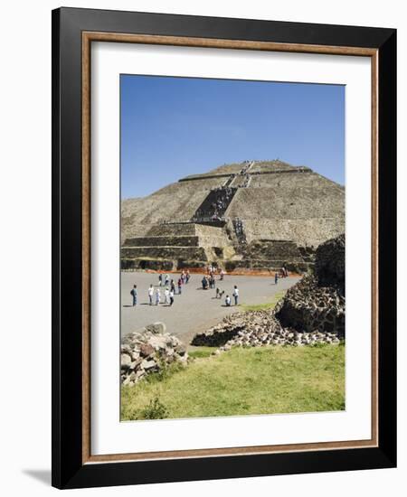 Pyramid of the Sun, Teotihuacan, 150Ad to 600Ad and Later Used by the Aztecs, North of Mexico City-R H Productions-Framed Photographic Print