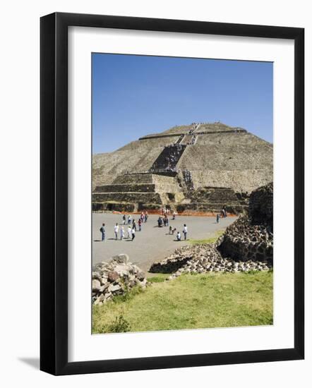 Pyramid of the Sun, Teotihuacan, 150Ad to 600Ad and Later Used by the Aztecs, North of Mexico City-R H Productions-Framed Photographic Print