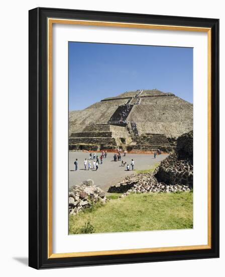 Pyramid of the Sun, Teotihuacan, 150Ad to 600Ad and Later Used by the Aztecs, North of Mexico City-R H Productions-Framed Photographic Print