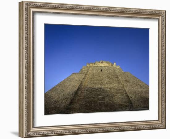 Pyramid, Uxmal, Maya, Mexico-Kenneth Garrett-Framed Photographic Print