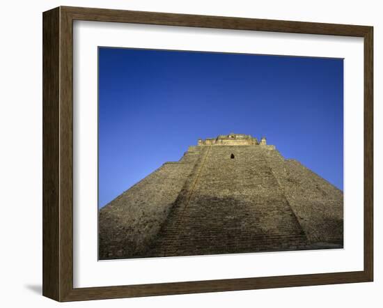 Pyramid, Uxmal, Maya, Mexico-Kenneth Garrett-Framed Photographic Print