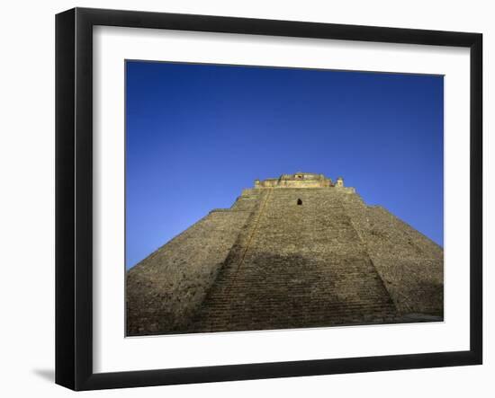 Pyramid, Uxmal, Maya, Mexico-Kenneth Garrett-Framed Photographic Print